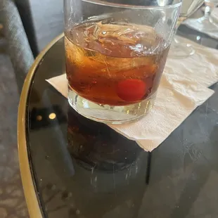 Rye whiskey Manhattan