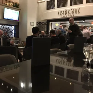 Lively atmosphere