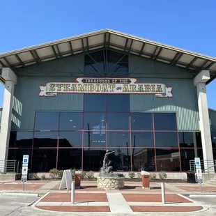 Front to the building