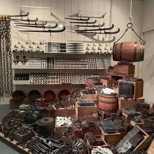 Cargo display from Arabia Steamboat.