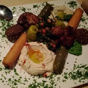 Vegetarian platter