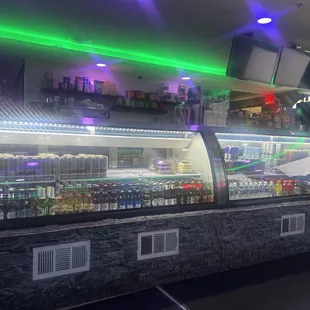 the interior of a coffee shop