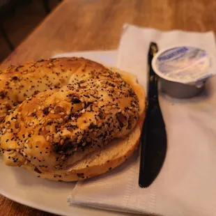 Everything Bagel and Cream Cheese