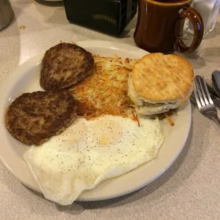 Wish you could smell the Breakfast!  Hot and quick service!!
