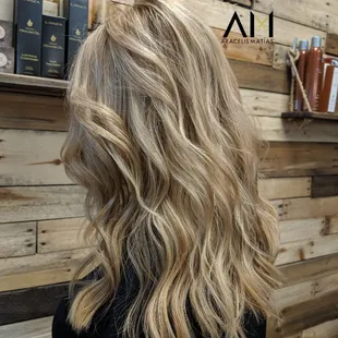 Another beautiful blend of hair extensions.