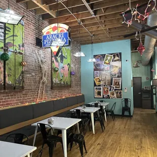 the interior of the restaurant