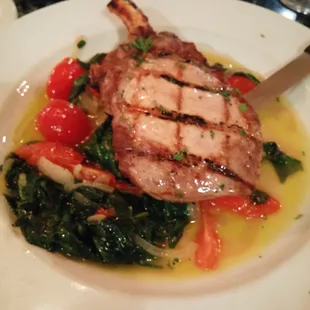 Pork Chop Florentine