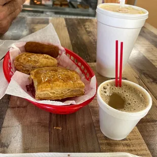 Cuban pastries and croquetas! Cortadito