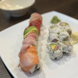 food, sushi, sashimi, sushi and sashimi