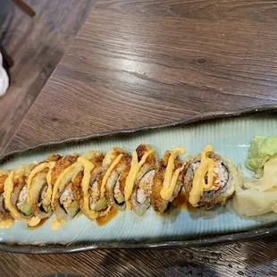 Fried California rolls
