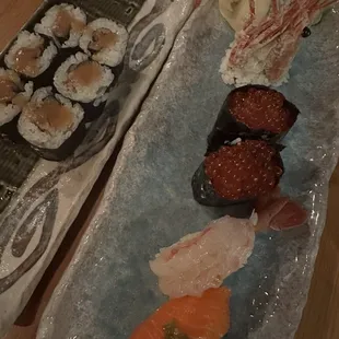 sushi and sashimi, food, sushi, sashimi