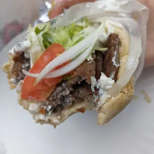 Gyro sandwich