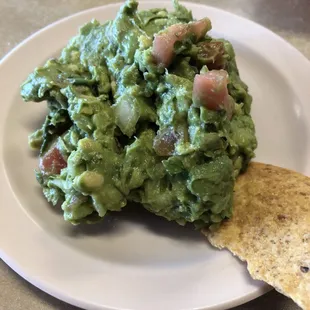 Guacamole made fresh when you order!