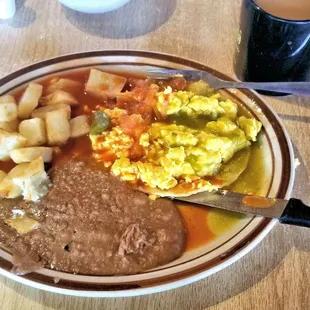 Huevos Divorciados Plate