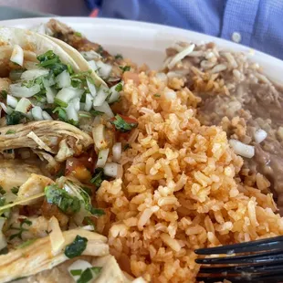 (3) Tacos combo plate