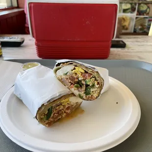 Breakfast burrito