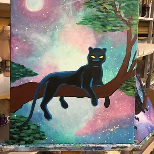 We offer many designs (acrylic paint)