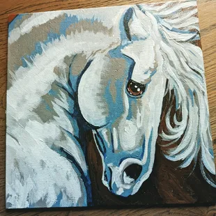 We offer canvas painting classes every month for kids and adults