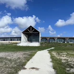 Marsh side of visitors center