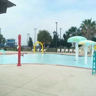 The kiddie pool area looked nice, but it was closed today.
