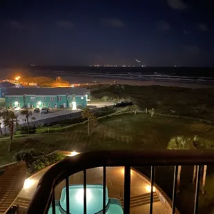 Balcony view.