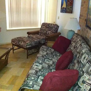 The den, had a fold out and a TV. Even had a door so you can close off like an extra bedroom.
