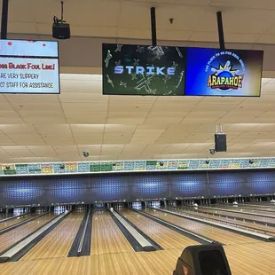 bowling lanes