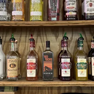 That have the new, really good, and really smooth; Red Rocks Vodka!  Awesome