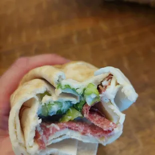 Salami wrap