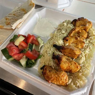 Shisk Kebab Plate