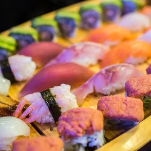 sushi and sashimi, food, sashimi, sushi