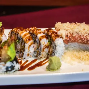 sushi and sashimi, sushi, sashimi, food