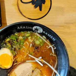 Black garlic ramen