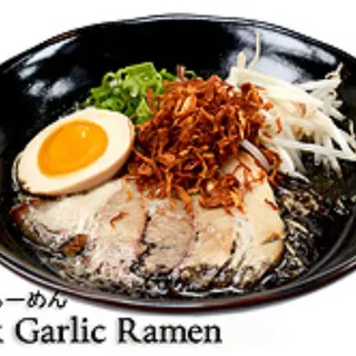 R6. Black Garlic Ramen (Thin Noodle)