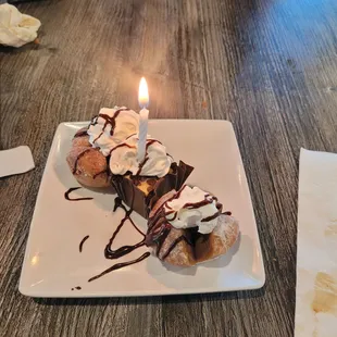 Birthday mochi ice cream