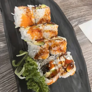 Eel special roll. This was the closest thing to it an eel avocado roll (they don't have) with added cream cheese to the roll.