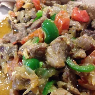 Lamb Tibs with Wot sauce