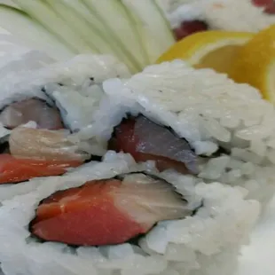sashimi, sushi, sushi and sashimi, food