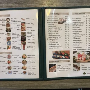 Menu.