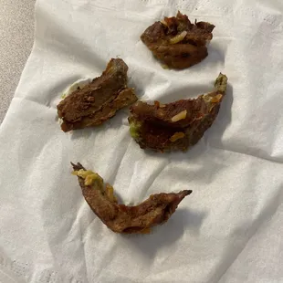 Pedazos grandes de carne