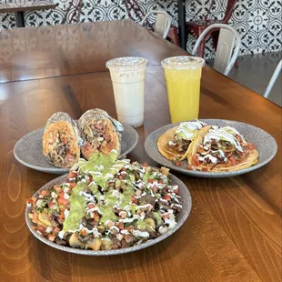 Super Burrito*, Carne Asada Fries*, Super Taco*