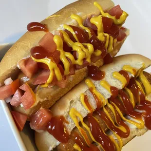 Vegan hotdogs