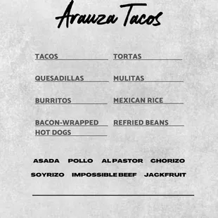 Catering Options Available