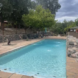 This pool was so relaxing to float around in or to sit pool side in one of the lounge chairs