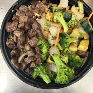 steak, food