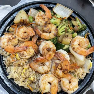 Chicken with Shrimp Combo