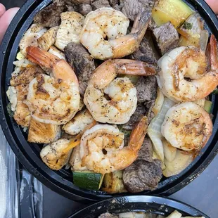 Chicken with Shrimp Combo
