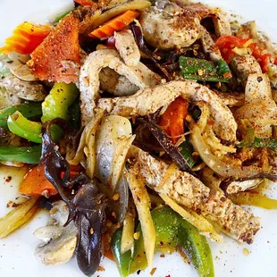KAI PHAD KHING - Ginger Chick'n &amp; Mushroom