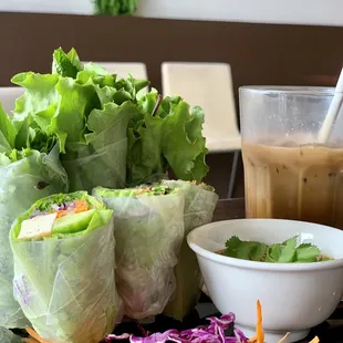 Fresh 2. Vegetarian Spring Rolls