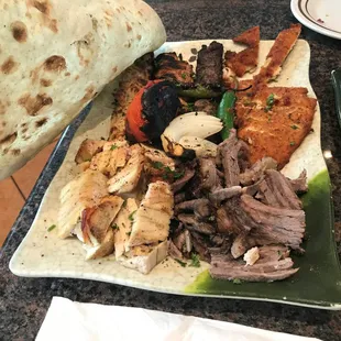 Feast for two.  Worst meat in Dearborn.